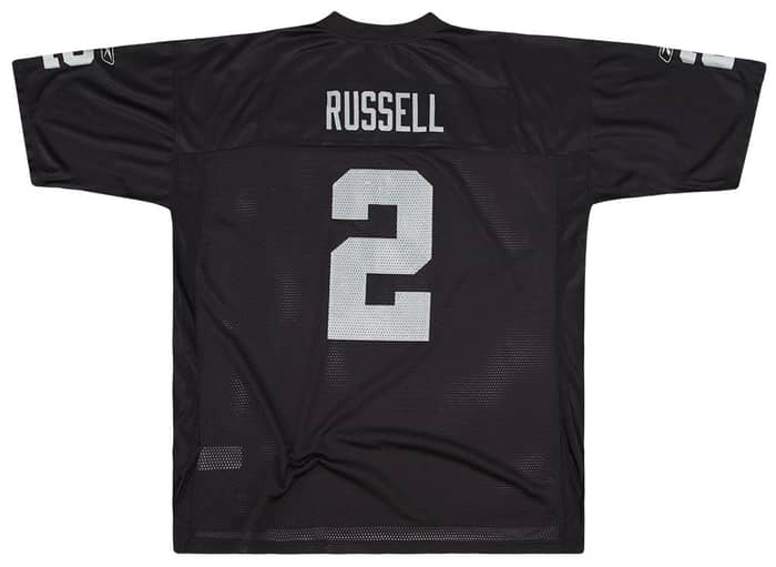 2008-09 Oakland Raiders Russell #2 Reebok On Field Jersey (Home) XXL