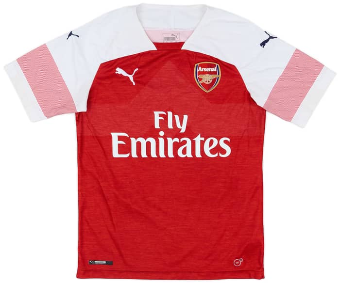 2018-19 Arsenal Home Shirt Saka #87 - 7/10 - (S)