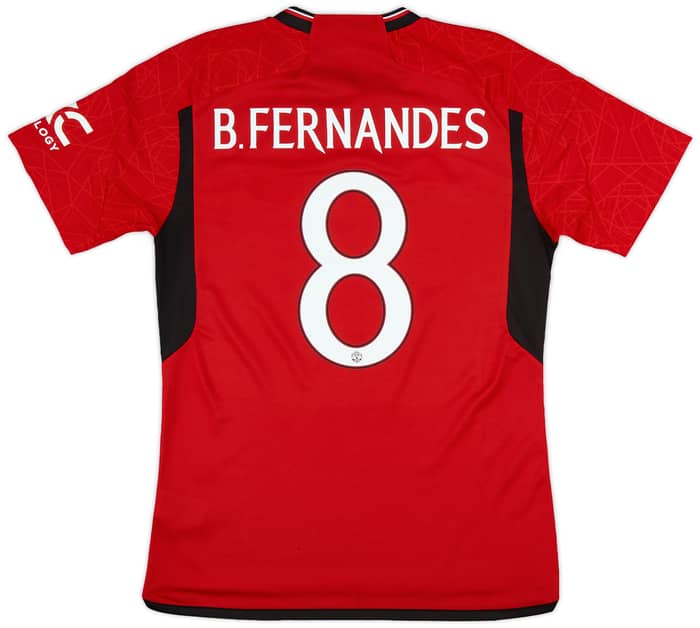 2023-24 Manchester United Home Shirt B.Fernandes #8 - 8/10 - (M)