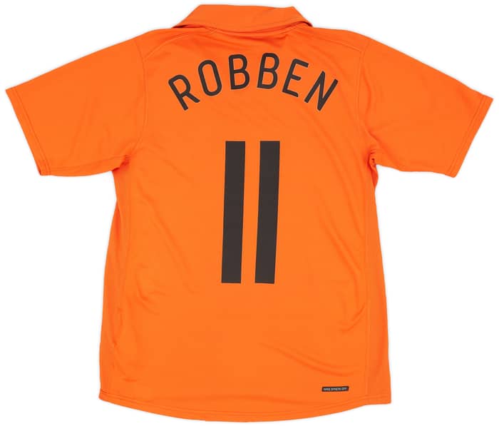 2006-08 Netherlands Home Shirt Robben #11 - 9/10 - (S)