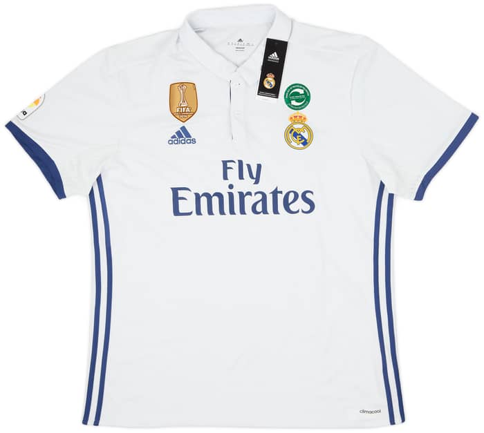 2016-17 Real Madrid Home Shirt Varane #5 (XXL)