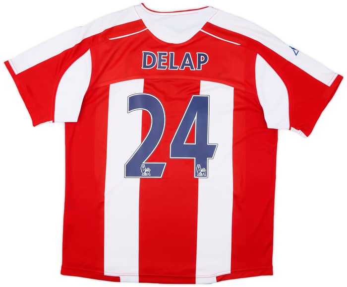 2008-09 Stoke City Home Shirt Delap #24 - 7/10 - (L)