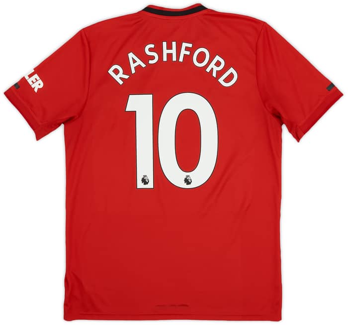 2019-20 Manchester United Home Shirt Rashford #10 - 6/10 - (L)