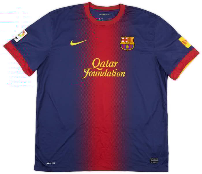 2012-13 Barcelona Home Shirt Messi #10 - 8/10 - (XL)