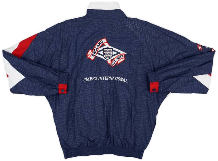 1990-92 England Umbro Track Jacket - 9/10 - (S)