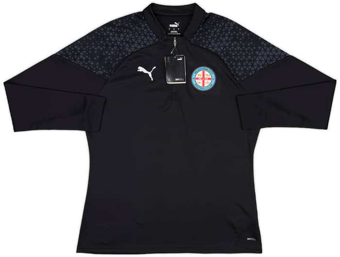 2023-24 Melbourne City Puma 1/4 Zip Training Top