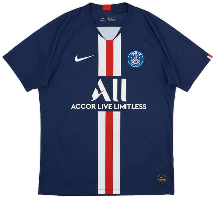 2019-20 Paris Saint-Germain Home Shirt Mbappe #7 - 7/10 - (L)