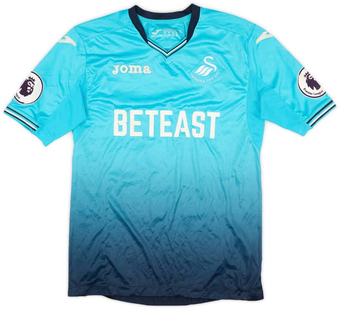 2016-17 Swansea Away Shirt Routledge #15 - 4/10 - (S)