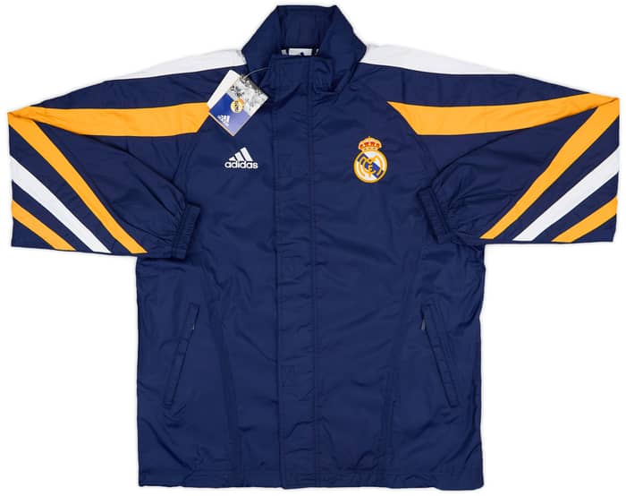 1998-99 Real Madrid adidas Hooded Rain Jacket (M)