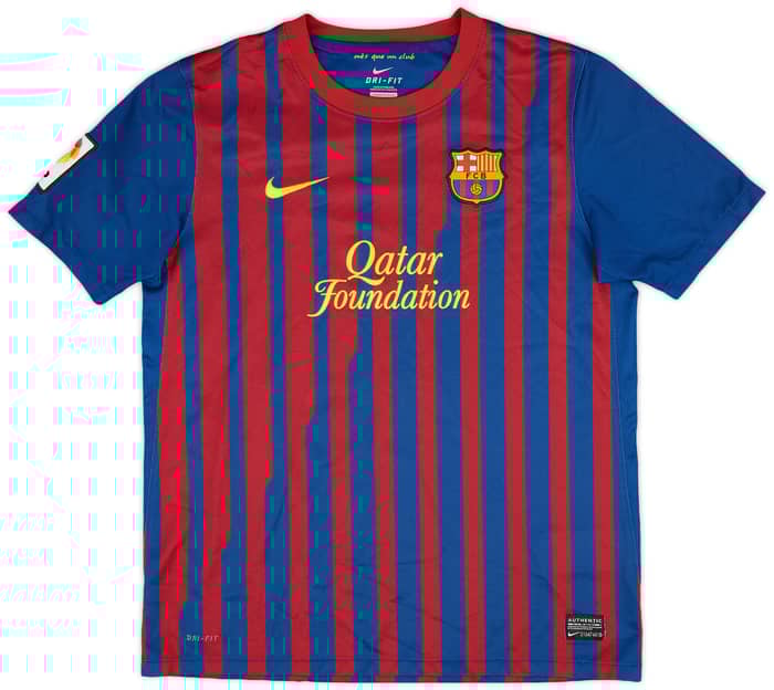 2011-12 Barcelona Home Shirt - 9/10 - (XL.Boys)