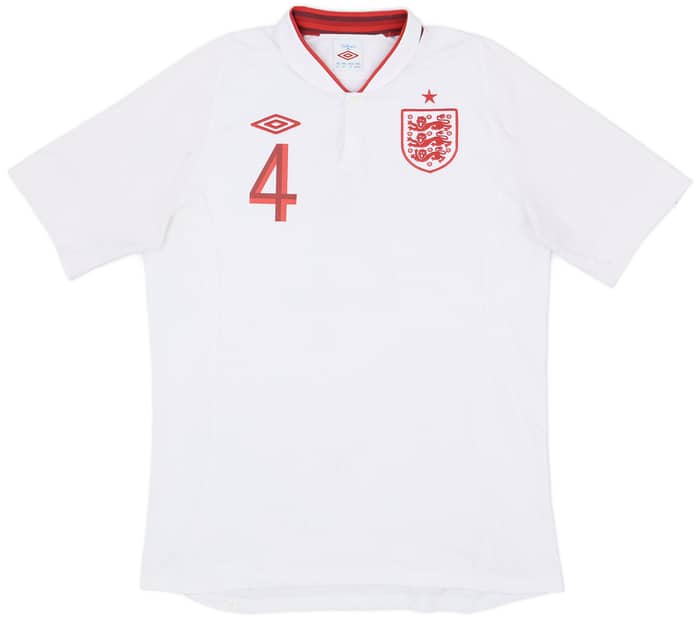 2012-13 England Home Shirt Gerrard #4 - 6/10 - (L)