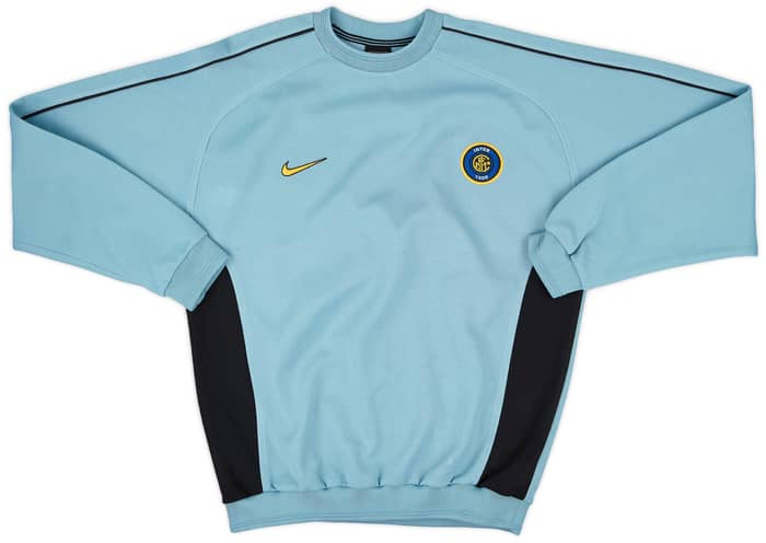 1999-00 Inter Milan Nike Sweat Top - 7/10 - (S)