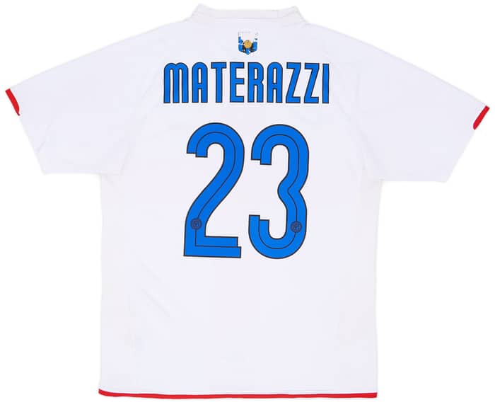 2007-08 Inter Milan Centenary Away Shirt Materazzi #23 - 6/10 - (M)