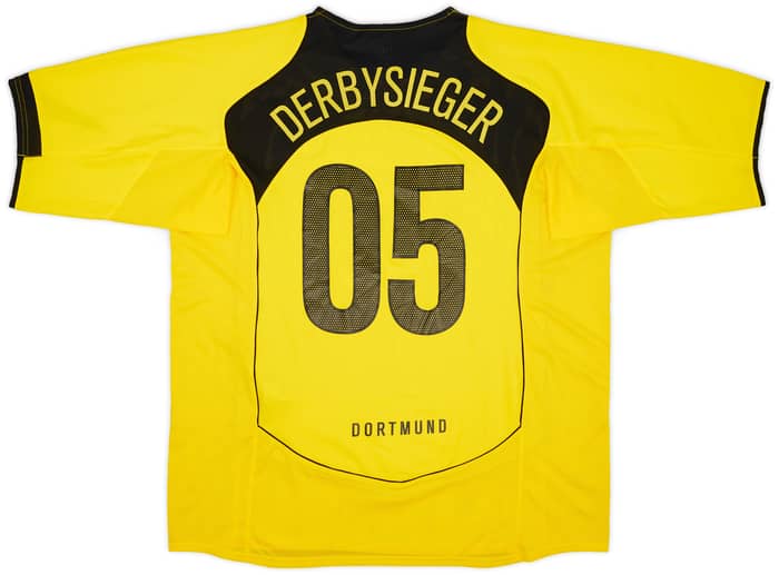 2004-05 Borussia Dortmund Home Shirt Derbysieger #05 - 9/10 - (XXL)
