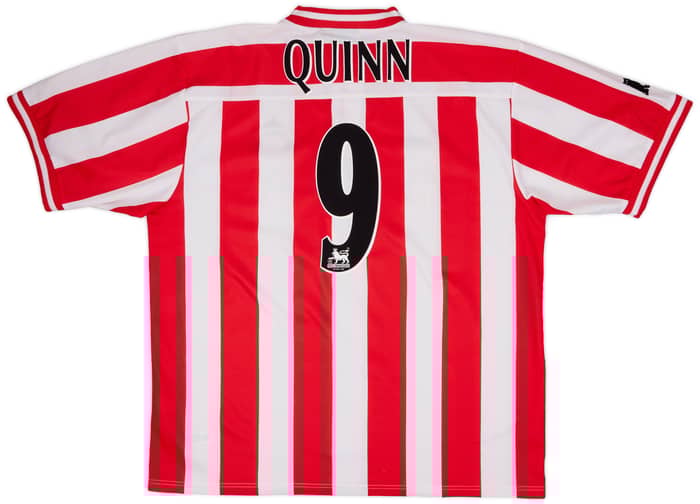 1999-00 Sunderland Home Shirt Quinn #9 - 7/10 - (XXL)