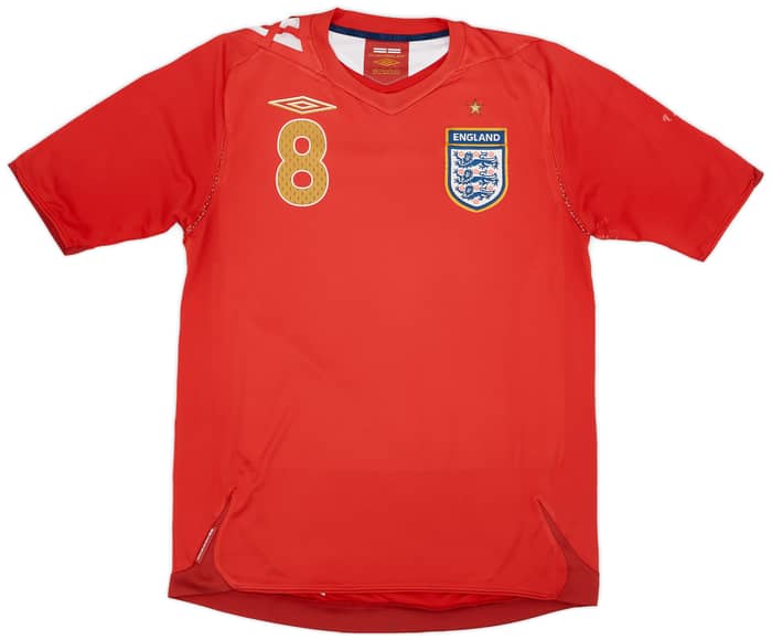 2006-08 England Away Shirt Lampard #8 - 4/10 - (S)