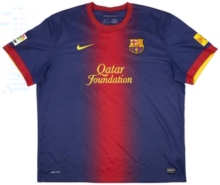 2012-13 Barcelona Home Shirt Messi #10 - 7/10 - (XXL)