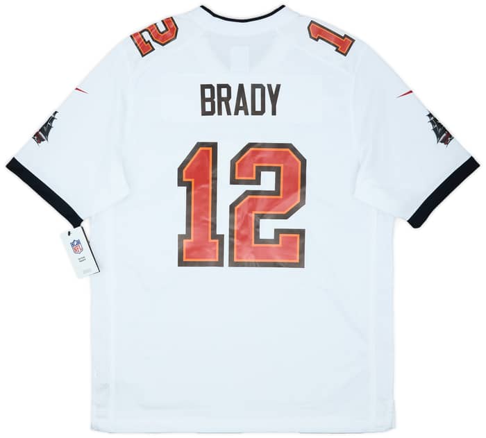 2020-22 Tampa Bay Buccaneers Brady #12 Nike Game Away Jersey (L)