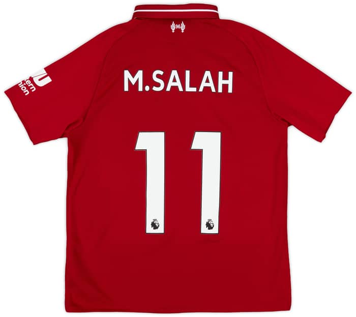 2018-19 Liverpool Home Shirt M.Salah #11 - 9/10 - (S)