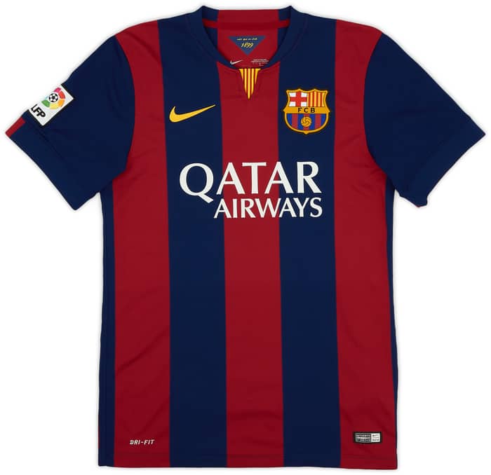 2014-15 Barcelona Home Shirt Xavi #6 - 8/10 - (S)