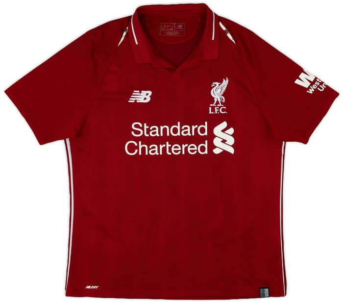 2018-19 Liverpool Home Shirt Virgil #4 - 6/10 - (S)