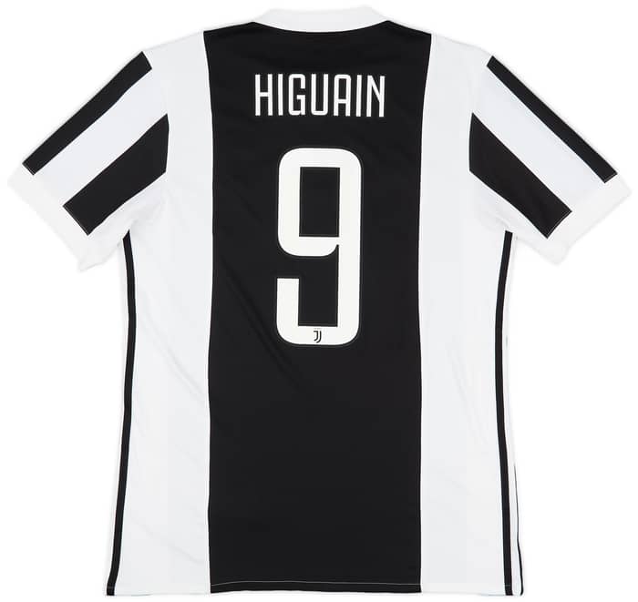 2017-18 Juventus Home Shirt Higuain #9 - 10/10 - (M)