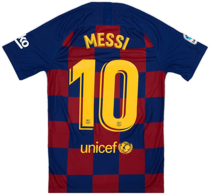 2019-20 Barcelona Home Shirt Messi #10 - 8/10 - (S)
