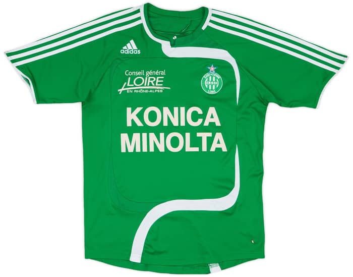 2007-08 Saint Etienne Home Shirt Gomis #18 - 8/10 - (M)