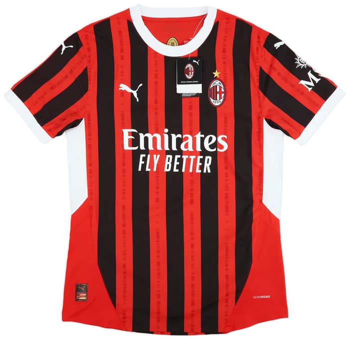 2024-25 AC Milan Authentic Home Shirt