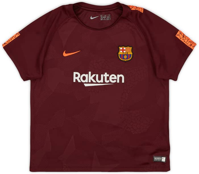 2017-18 Barcelona Third Shirt - 9/10 - (7-8 Years)
