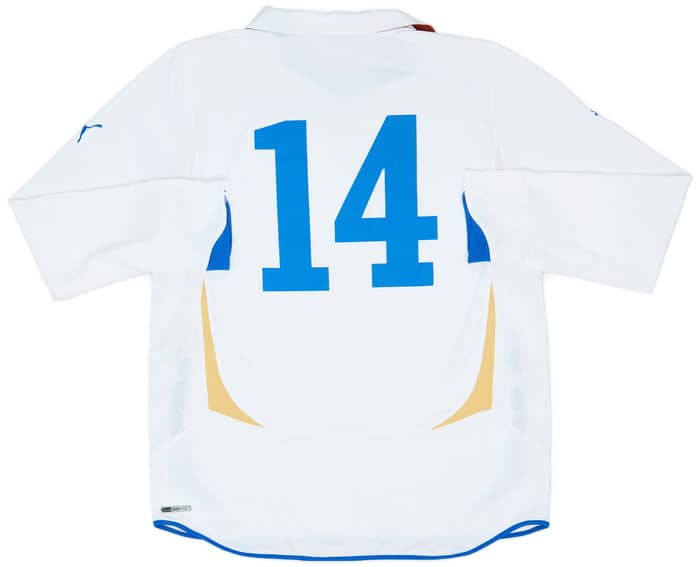 2010-12 Italy Player Issue Away L/S Shirt #14 - 7/10 - (XL)