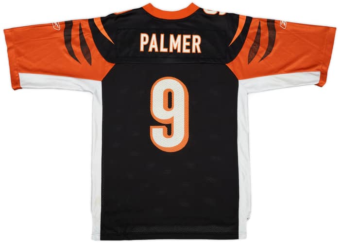 2005-06 Cincinnati Bengals Palmer #9 Reebok On Field Home Jersey - 8/10 - (M)