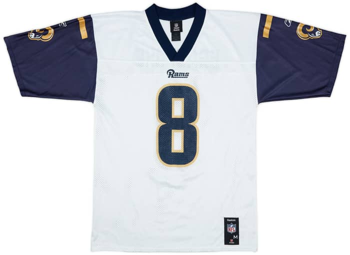 2010-11 St Louis Rams Bradford #8 Reebok Replica Away Jersey - 8/10 - (M)