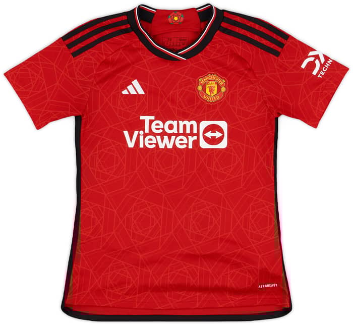 2023-24 Manchester United Home Shirt #9 - 8/10 - (XS)