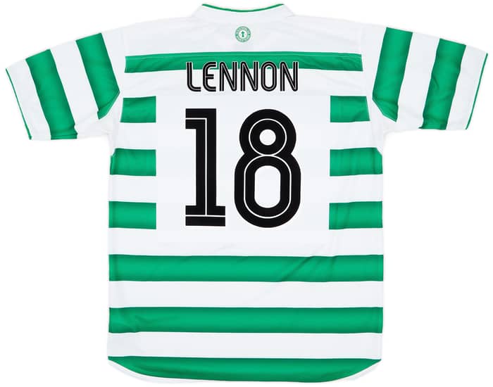 2003-04 Celtic Home Shirt Lennon #18 - 8/10 - (L)
