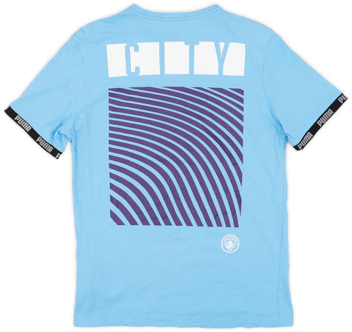 2019-20 Manchester City Puma Cotton Tee - 8/10 - (S)