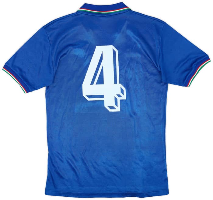 1986-90 Italy Home Shirt #4 - 8/10 - (L)