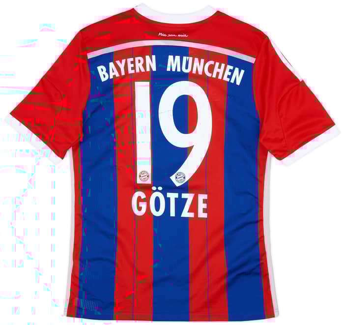 2014-15 Bayern Munich Home Shirt Gotze #19 - 6/10 - (XL.Boys)