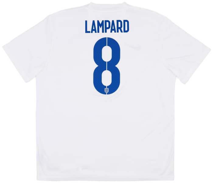 2014-15 England Home Shirt Lampard #8 - 8/10 - (XL)