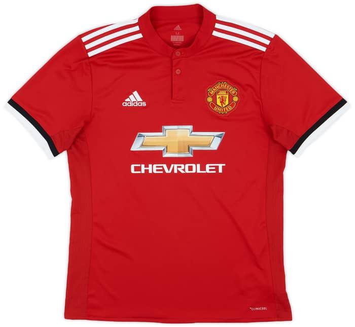 2017-18 Manchester United Home Shirt Shaw #23 - 9/10 - (M)