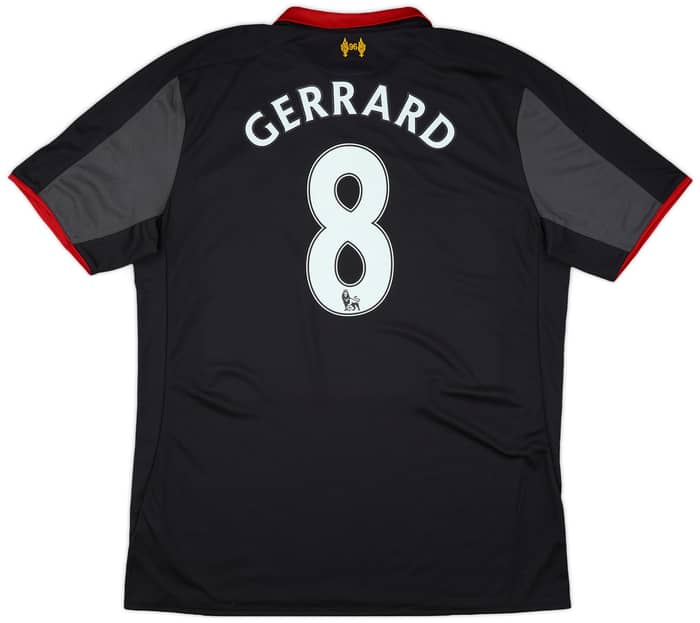 2014-15 Liverpool Third Shirt Gerrard #8 - 8/10 - (XL)