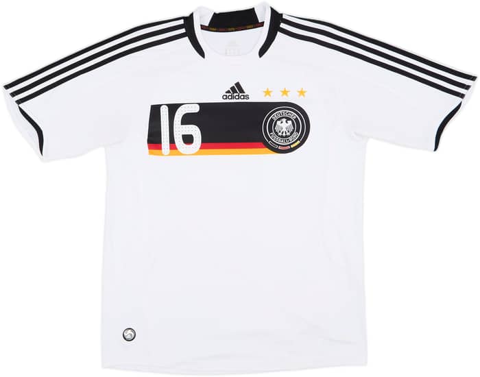 2008-09 Germany Home Shirt Lahm #16 - 5/10 - (XL)