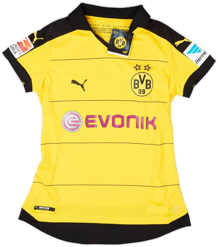 2015-16 Borussia Dortmund Home Shirt Mkhitaryan #10 (Women's XS)