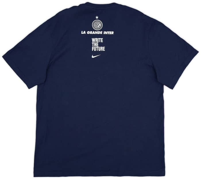 2010-11 Inter Milan 'Campioni D'Europa' Nike Graphic Tee - 8/10 - (XL)