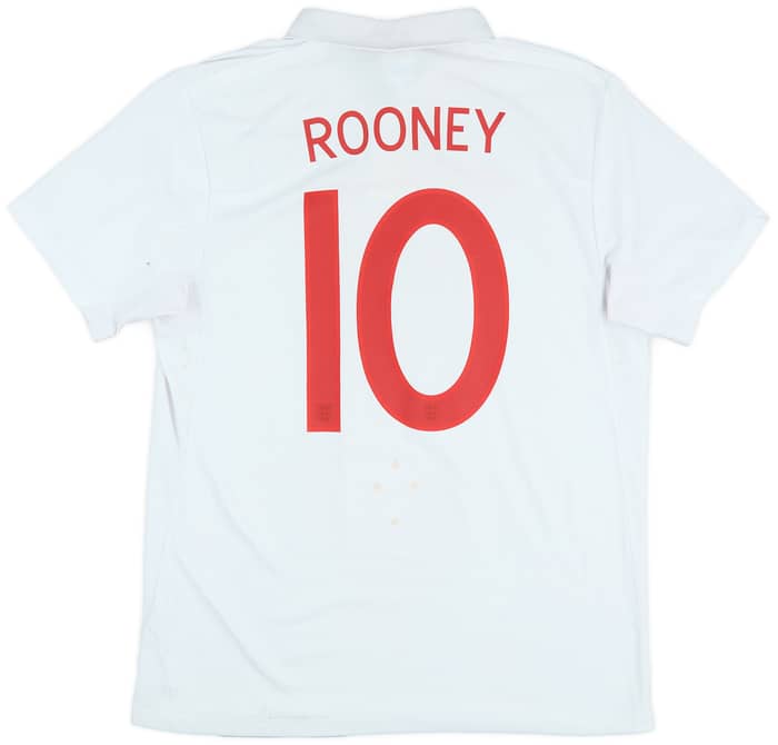 2009-10 England Home Shirt Rooney #10 - 6/10 - (L)