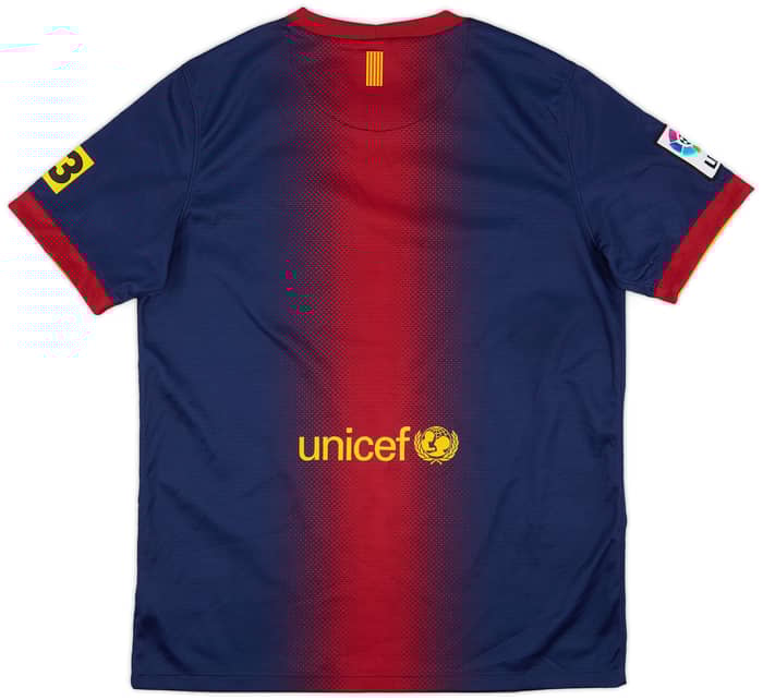 2012-13 Barcelona Home Shirt - 9/10 - (XL.Boys)