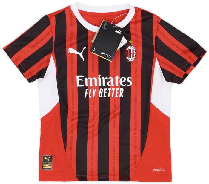 2024-25 AC Milan Home Full Kit (Little Kids)