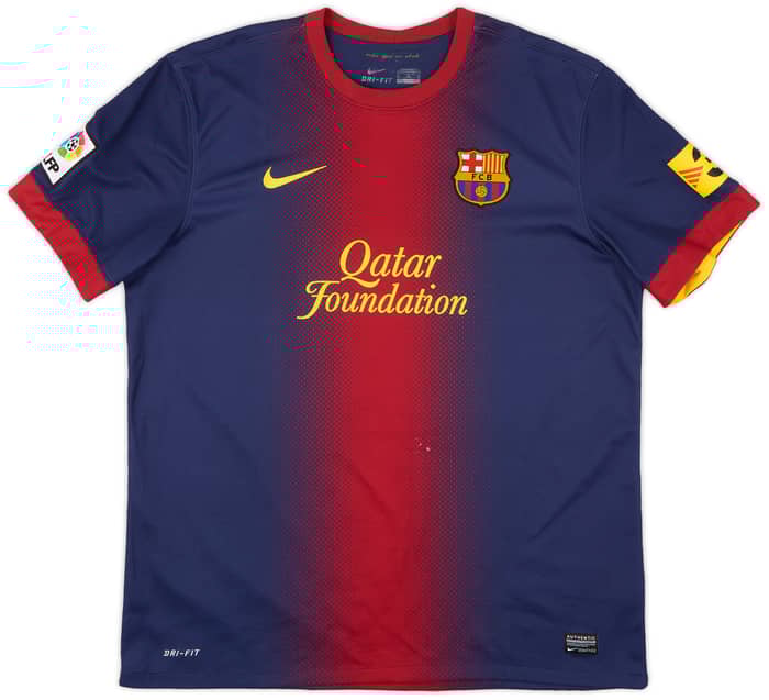 2012-13 Barcelona Home Shirt Messi #10 - 6/10 - (XL)