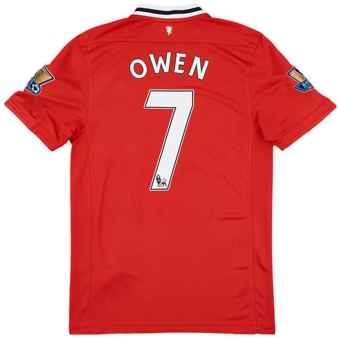 2011-12 Manchester United Home Shirt Owen #7 - 8/10 - (S)