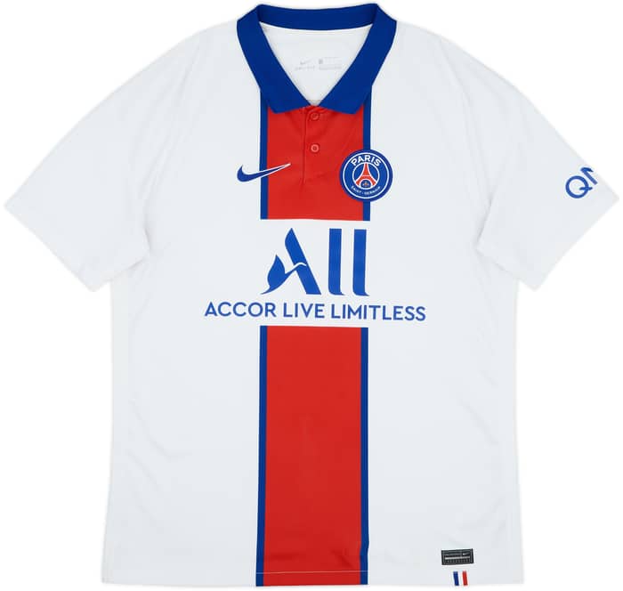 2020-21 Paris Saint-Germain Away Shirt Mbappe #7 - 9/10 - (L)